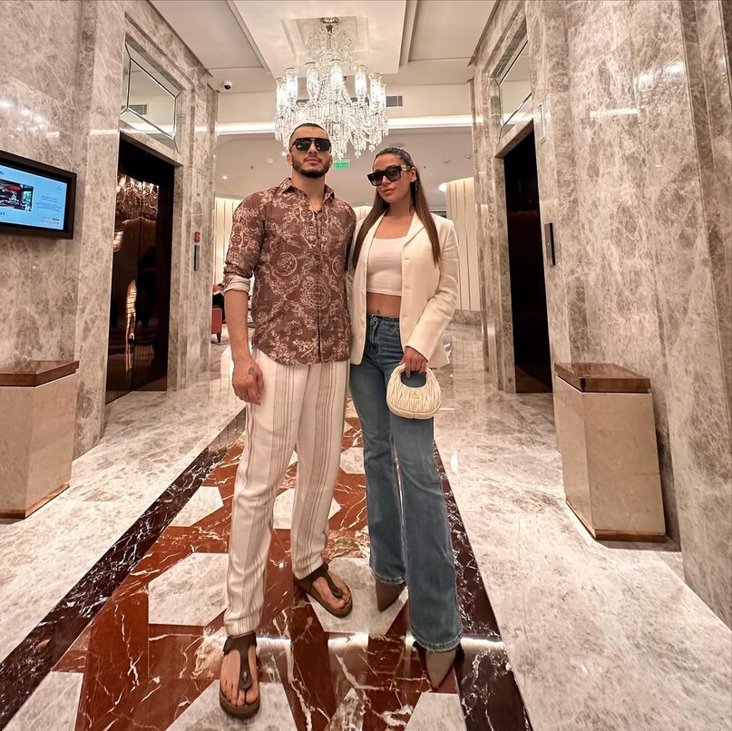 Abdul Azim, Krishna Shroff, Krishna Shroff boyfriend, Krishna Shroff, who is Abdul Azim, jackie shroff daughter, jackie shroff son in law, The 50, Krishna Shroff confirms relationship with Afghan MMA fighter, Karan Patel