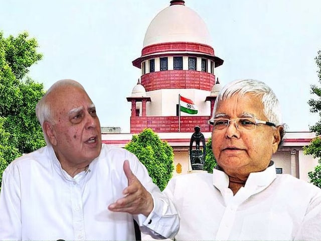 SC में पेश हुए सिब्बल, लालू की तरफ से दी ऐसी दलील, जज बोले- अपना काम करिए