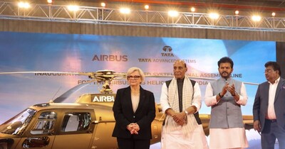 वेमगल में MH-125 हेलीकॉप्टर असेंबली लाइन का उद्घाटन.