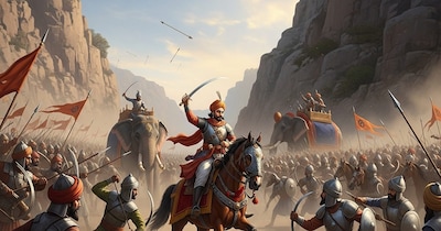 अकबर का डर और अपनों की गद्दारी! एक पैर पर खड़ा रहा वो योद्धा, जिसने ठुकरा दिया था पिता का फैसला.