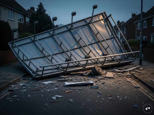 घर से 400 मीटर दूर खत्म हुई जिंदगी, 40 कुंतल वजन का बोर्ड बना मौत का कारण, जान