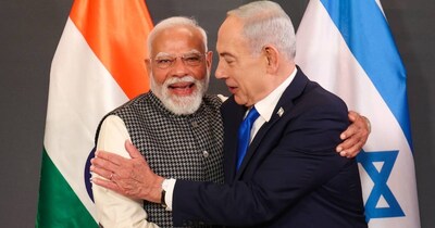 नेतन्‍याहू ने पीएम मोदी का शुक्रिया किया. (X/PM Narendra Modi)