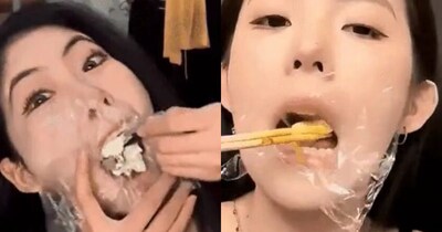 माउथ कंडोम: चीन में वजन घटाने का खौफनाक ट्रेंड, प्लास्टिक लपेट खाना चबा रहे लोग.