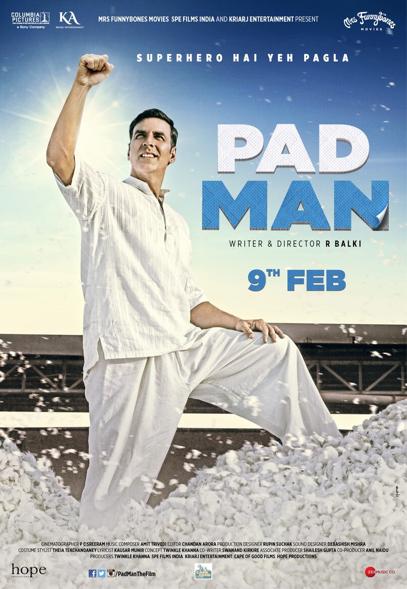 अक्षय कुमार पैडमैन, Akshay Kumar Pad man, ट्विंकल खन्ना की किताब, Twinkle Khanna Book, 9 Feb Bollywood Releases, पैडमैन फिल्म के 8 साल, अरुणाचलम मुरुगनाथम की कहानी, 8 years of the film Pad man, story of Arunachalam Muruganantham