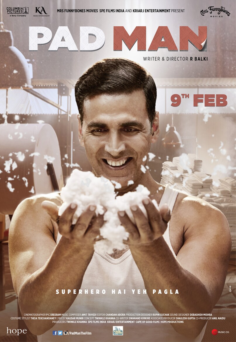 अक्षय कुमार पैडमैन, Akshay Kumar Pad man, ट्विंकल खन्ना की किताब, Twinkle Khanna Book, 9 Feb Bollywood Releases, पैडमैन फिल्म के 8 साल, अरुणाचलम मुरुगनाथम की कहानी, 8 years of the film Pad man, story of Arunachalam Muruganantham