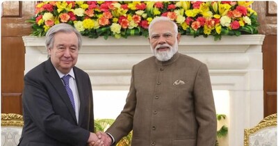 पीएम मोदी ने यूएन के महासचिव एंटोनियो गुटेरेस से मुलाकात की.