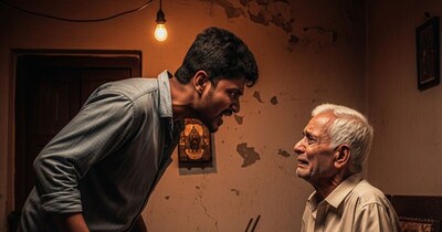 शराब के नशे में बेटे ने पिता को पेट्रोल डालकर जिंदा जलाया, मौत.