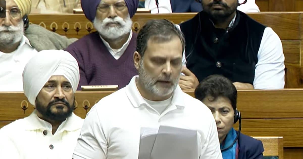 Rahul Gandhi Lok Sabha LIVE : राहुल गांधी ने चीन पर कही ऐसी बात, लोकसभा में हो गया बवाल, उठ खड़े हुए राजनाथ सिंह