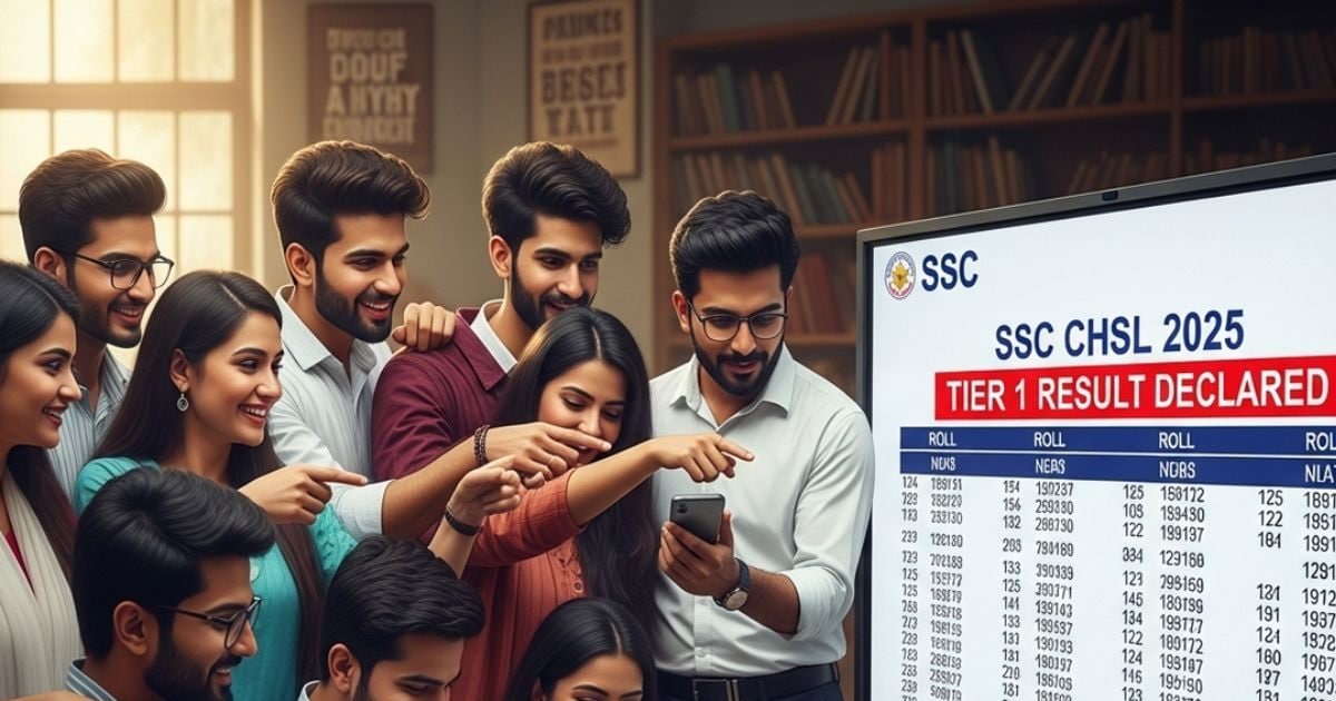 SSC CHSL टीयर-1 परीक्षा 2025 का रिजल्ट जारी, 39000+ अभ्यर्थी टीयर-2 के लिए हुए क्वालीफाई, जानें किस कैटेगरी की कितनी Cut-Off