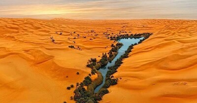 सहारा के 'खूनी' झीलें और नीले पानी का जादू, 2 लाख साल पुराना रहस्य देख वैज्ञानिक दंग.