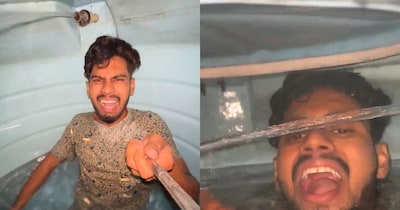 पानी की टंकी में 24 घंटे कैद रहा युवक, वायरल स्टंट पर मचा बवाल, 1.6 करोड़ से ज्यादा व्यूज.