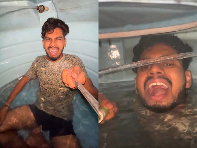 The boy was imprisoned in a tank full of water for 24 hours, kept making videos while hungry and thirsty!