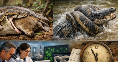 अजगर और वाइपर क्यों रह सकते हैं इतने दिन भूखे? वैज्ञानिकों ने खोज निकाला वो जीन (AI Photo)