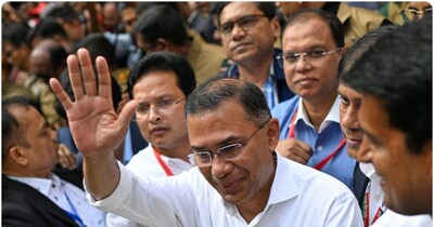 बांग्लादेश में तारिक रहमान की अगुवाई वाली बीएनपी ने जीत हासिल की है. (एपी)