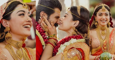 नई दिल्ली: विजय और रश्मिका ने 26 फरवरी 2026 को सुबह 10:10 बजे के शुभ मुहूर्त में एक-दूसरे के साथ फेरे लिए. शादी में निजता का पूरा ख्याल रखा गया था, जिसमें सिर्फ परिवार के लोग और बेहद करीबी दोस्त ही शामिल हुए. (फोटो साभार: Instgram@thedeverakonda)