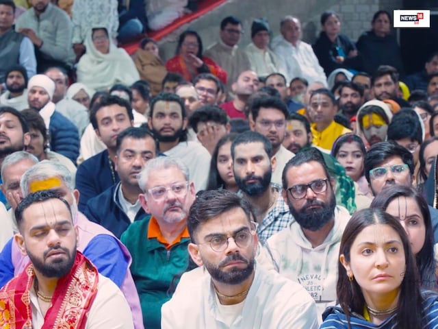 গলায় তুলসীর মালা আর কপালে তিলক! বিরাটকে দেখা গেল ঠাকুরের ভক্তিতে মগ্ন।