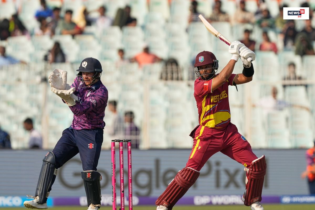 ICC T20 World cup Highlights: वेस्टइंडीज ने स्कॉटलैंड को 35 रन से हराया, देखें मैच में क्या-क्या हुआ