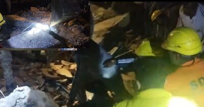 कोटा निर्माणाधीन तीन मंजिला बिल्डिंग गिरने के बाद रेस्क्यू ऑपरेशन जारी