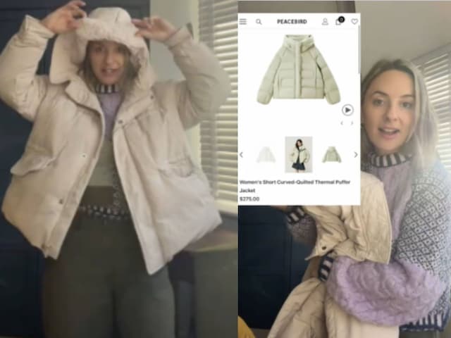 Got a luxury brand coat at a low price, after reaching home the woman came to know the real price...