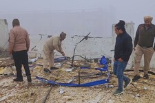 यमुनानगर सिविल अस्पताल में हुआ ऐसा धमाका, दूर-दूर तक शीशे टूट गए, पिलर तक टूटा