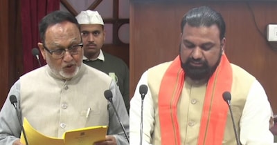 विधान परिषद में अपराध के आंकड़ों को लेकर अब्दुल बारी सिद्दीकी और सम्राट चौधरी के बीच हुई चर्चा.