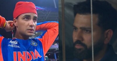 अभिषेक शर्मा पर गुस्सा हुए रोहित शर्मा. 