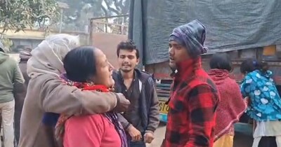 सड़क हादसे में 6 की मौत, परिवार का रो-रोकर बुरा हाल.