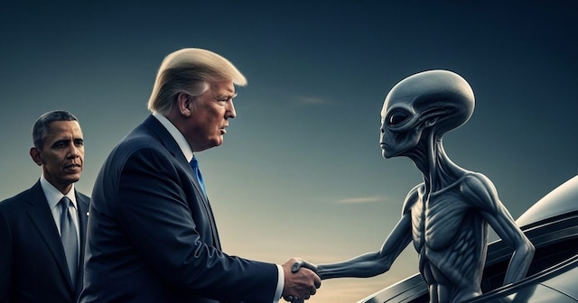 What did Obama say about aliens? Trump said – leaked intelligence information