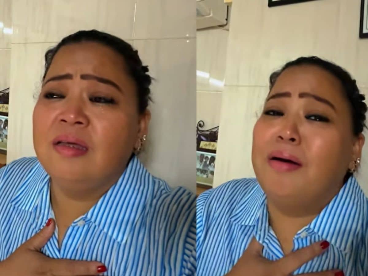 2 month old cashew got its first vaccine, Bharti Singh cried after seeing her son in pain