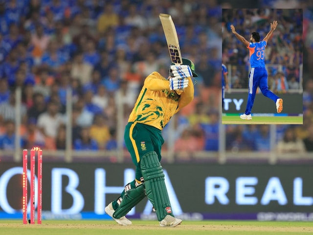 আপনি যদি তাকে জ্বালাতন করেন তবে সে আপনাকে যেতে দেবে না! বুমরাহ একটি চার মারেন এবং পরের বলেই স্টাম্প উড়িয়ে দেন।