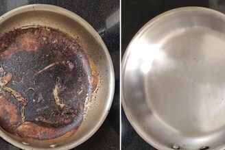 चांदी से चमकेंगे स्टील के जले काले बर्तन, इस ट्रिक से करें सफाई 