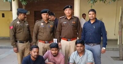 डिजिटल अरेस्ट कर करोड़ों की ठगी करने वाले गिरोह के 3 सदस्यों को गिरफ्तार किया.