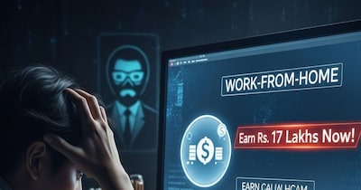 घर बैठे कमाई का लालच पड़ा भारी, 12वीं पास साइबर ठग ने शख्स से ठगे 17 लाख रुपये