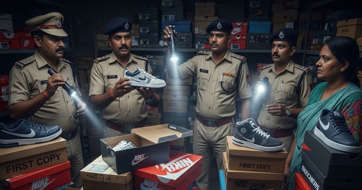 नाइकी, एडिडास और स्केचर्स जूते की यहां मिलती थी फर्स्ट कॉपी, दिल्ली पुलिस पहुंची तो खुल गया बड़ा राज
