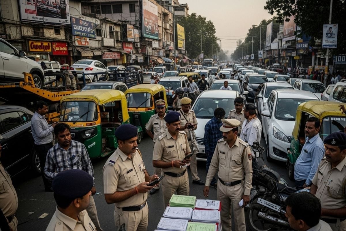 ट्रैफिक नियम तोड़ने वालों की दिल्ली में शामत! एक ही झटके में हजारों चालान और सैकड़ों गाड़ियां हो गईं जब्त