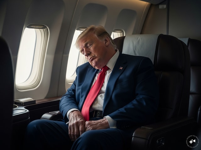 Why doesn't the world's most powerful man sleep on planes? Trump revealed the secret