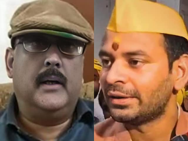 पूर्व आईपीएस अमिताभ दास पर कार्रवाई, पुलिस के साथ क्यों आए तेज प्रताप यादव?