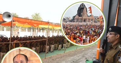 सीहोर में कुबेरेश्‍वर धाम में लाखों श्रद्धालु पहुंच रहे हैं. 