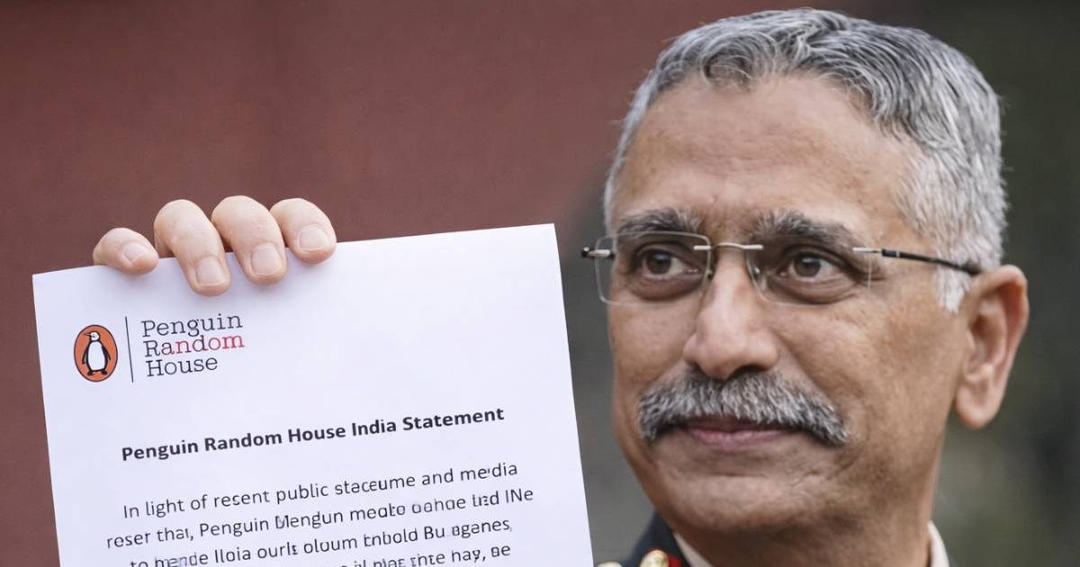 जनरल नरवणे ने क‍िता‍ब व‍िवाद पर तोड़ी चुप्‍पी, शेयर क‍िया पेंगुइन पब्‍ल‍िकेशन का बयान, कहा-यही स्‍टेटस