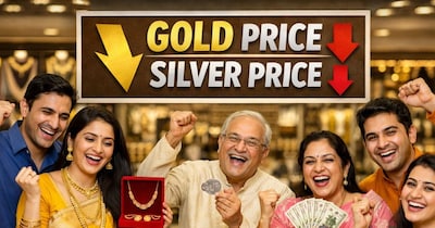 आज सोना-चांदी हुआ सस्ता! सिल्वर 2000 रुपये फिसला, जानें लेटेस्ट भाव.