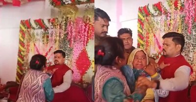 तीसरी शादी में दूसरी पत्नी का हंगामा.