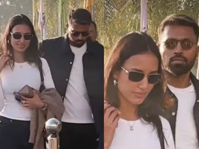 बाथरोब में दिखे हार्दिक, साथ नजर आईं गर्लफ्रेंड माहिका, होटल से वीडियो लीक