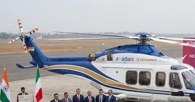 अडानी समूह और इटली की कंपनी मिलकर हेलीकॉप्‍टर बनाने जा रही. 