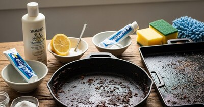 जला तवा कैसे साफ करें?