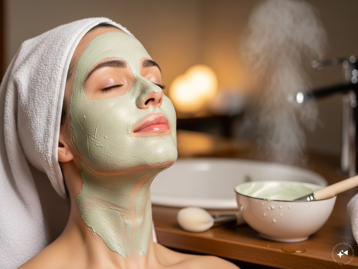 DIY cucumber face mask