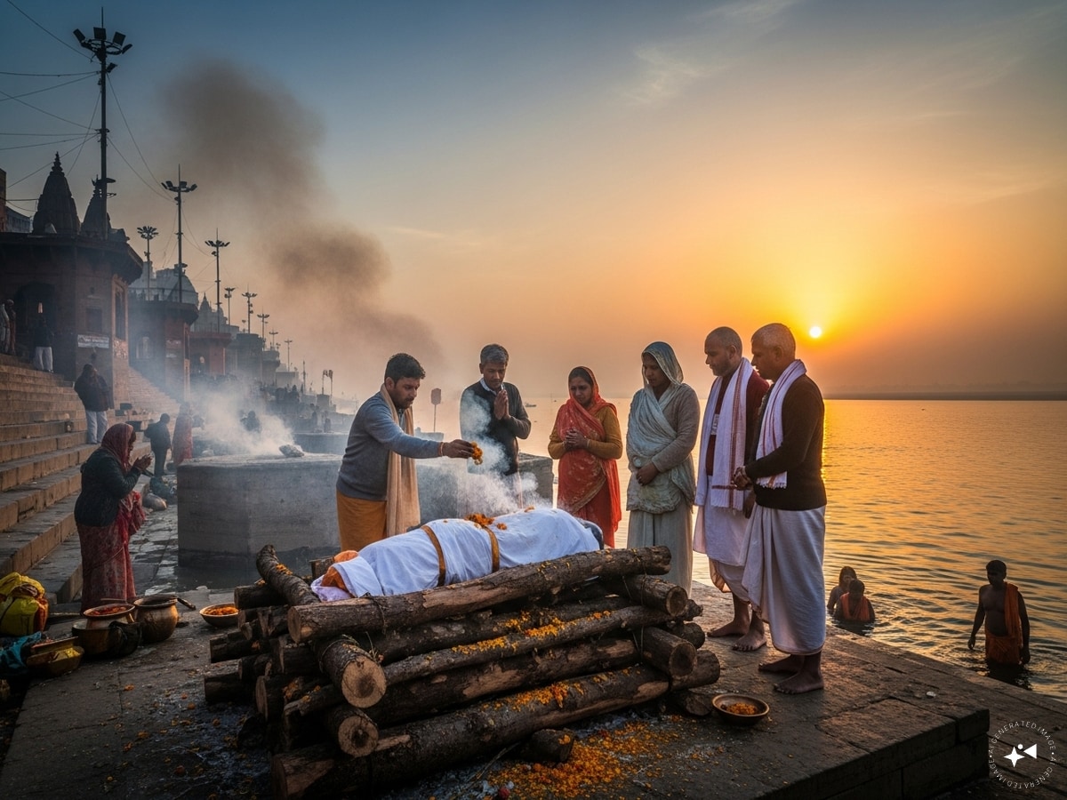Hindu last rites ritual