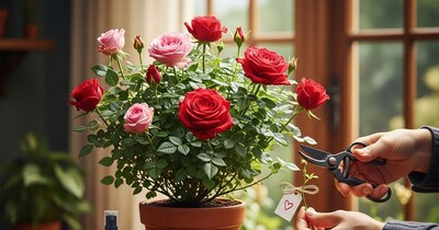 गुलाब के पौधे की देखभाल