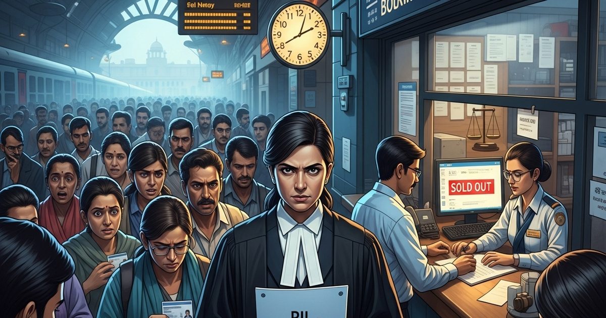 Tatkal Ticket: न दलील और न जिरह, आवाज लगी हाजिर हो और खारिज हो गई याचिका