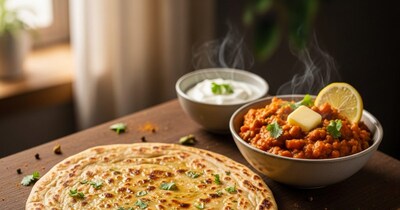 पाव भाजी पराठा रेसिपी