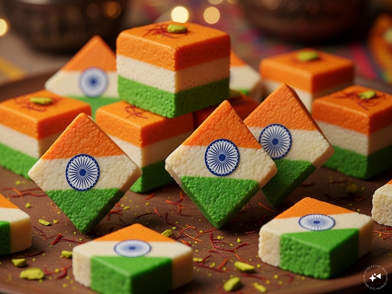 बनारस की एक और ऐतिहासिक मिठाई है तिरंगा बर्फी. इसे आज़ादी की लड़ाई के दौरान श्री राम भंडार ने बनाया था. इस केसरिया, सफ़ेद और हरे रंग की बर्फी का इस्तेमाल देशभक्तों को सीक्रेट मैसेज भेजने और क्रांतिकारियों के बीच एकता बढ़ाने के लिए किया जाता था. बनारस की एक और ऐतिहासिक मिठाई है तिरंगा बर्फी. इसे आज़ादी की लड़ाई के दौरान श्री राम भंडार ने बनाया था. इस केसरिया, सफ़ेद और हरे रंग की बर्फी का इस्तेमाल देशभक्तों को सीक्रेट मैसेज भेजने और क्रांतिकारियों के बीच एकता बढ़ाने के लिए किया जाता था.